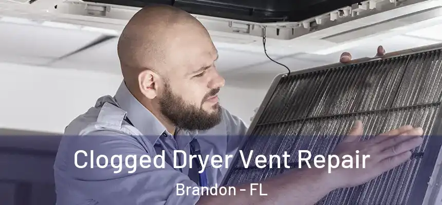 Clogged Dryer Vent Repair Brandon - FL