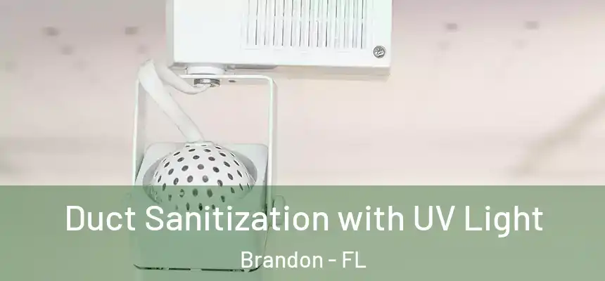 Duct Sanitization with UV Light Brandon - FL