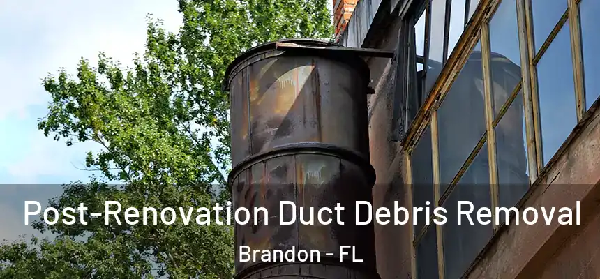 Post-Renovation Duct Debris Removal Brandon - FL